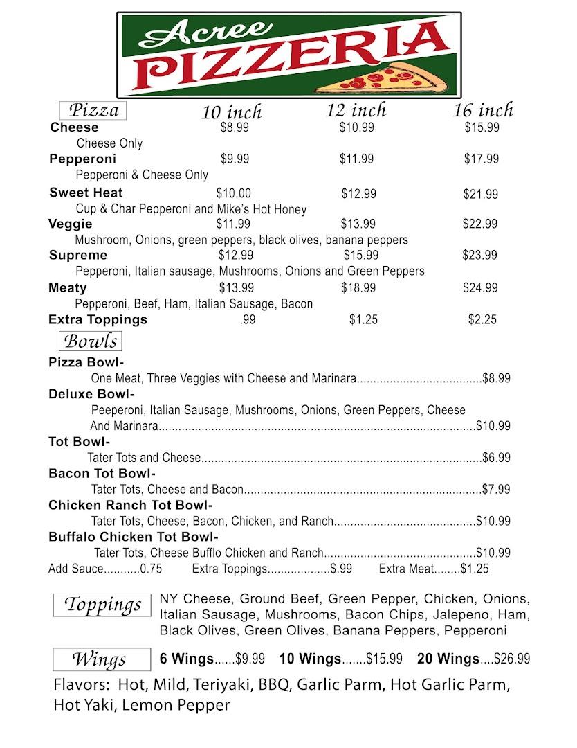 Acree Pizzeria