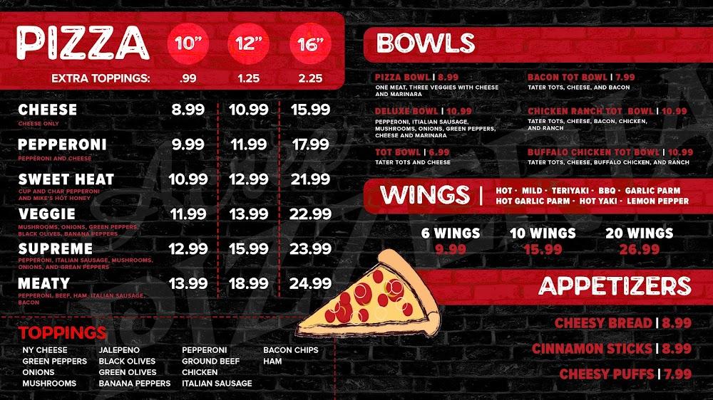 Acree Pizzeria Menu image 1